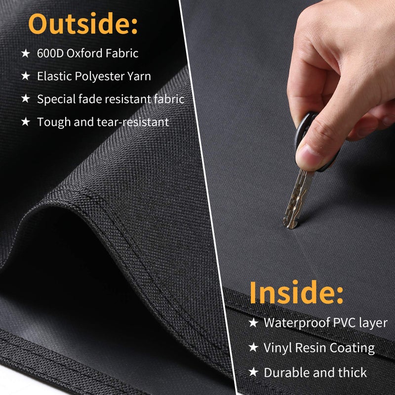 SUPJOYES 7106 Grill Cover for Weber Spirit 200 and 300 Series, 52 Inch BBQ Grill Covers, Heavy Duty Waterproof Barbecue Accessories - Image 4